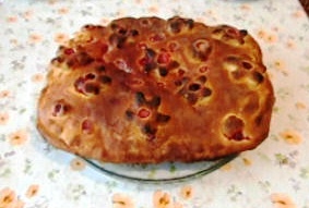 Пирог из дрожжевого теста с повидлом. - P1130520.JPG