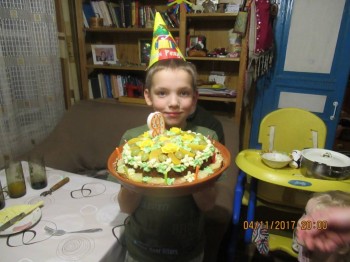 Именинный торт ( делала подруга  моя:)))