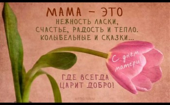 Девочки, поздравляю всех нас с днем матери! Любви и тепла нашими семьям, здоровья, успехов и счастливого детства нашим деткам! Всем добра!