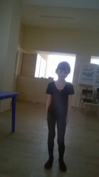 потихоньку к моим вещам подбирается...ходит на театральный....а стать хочет писательницей