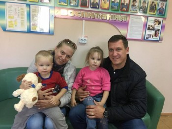 На выезде из домика