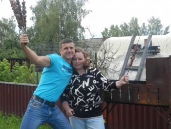 встреча с любимым братцем (двоюродным  по отцу) на  год старше