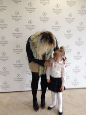 на Mercedes-Benz Fashion Week