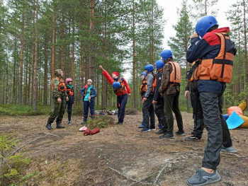 Учимся правильно грести на берегу