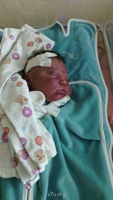 Вот такие мы были на 10 день после рождения