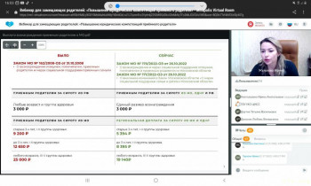 Скриншот с вебинара