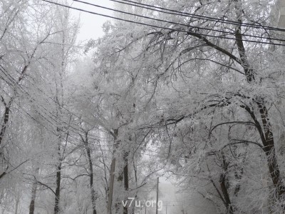 Зима. Редкая красота.