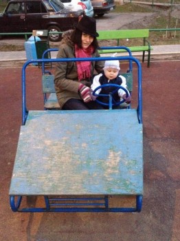 Вместе водим машину :D