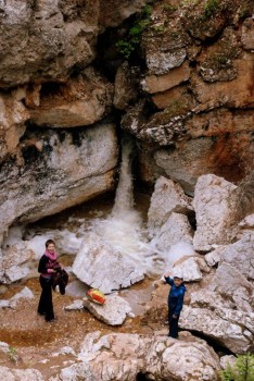 Ребятенок с московским нейропсихологом, с которой мы подружились в походе
