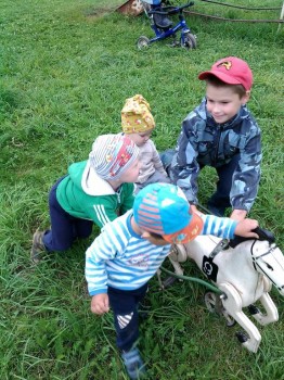 Дворовая свита их высочества:)