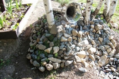 Ручей из трубы (забыла как называется)