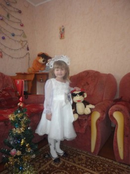 В сестренкиной снежинке