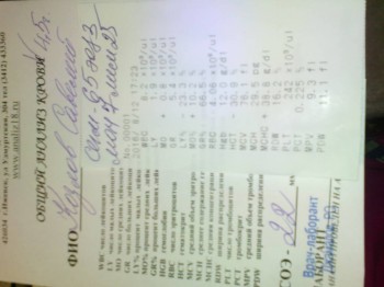 SOS Есть на форуме педиатры и другие знающие люди??? Нужна помощь ... - анализ.jpg