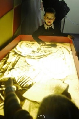 рисуем песком