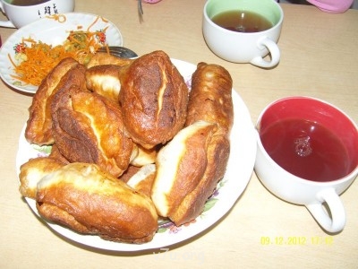 а вот и карамельные пирожки