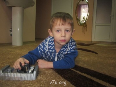 Это мы еще на "смотринах" в Доме ребенка