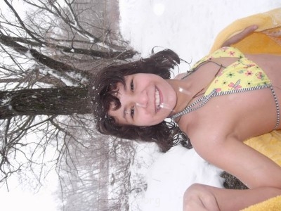 белые блики -это снег