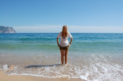 золотой пляж в Балаклаве